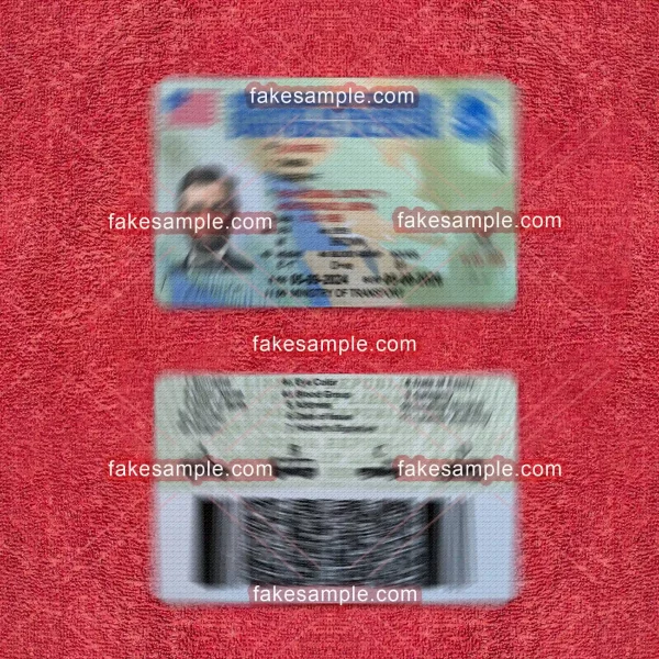 Liberia (Version 1) Driver Licence Fake Template